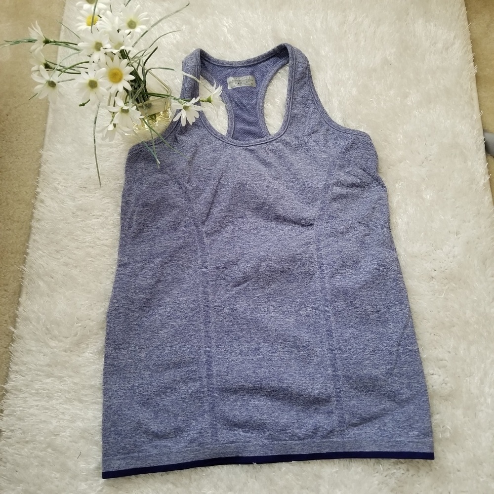 Athleta tank top racer back Blue sz Small
